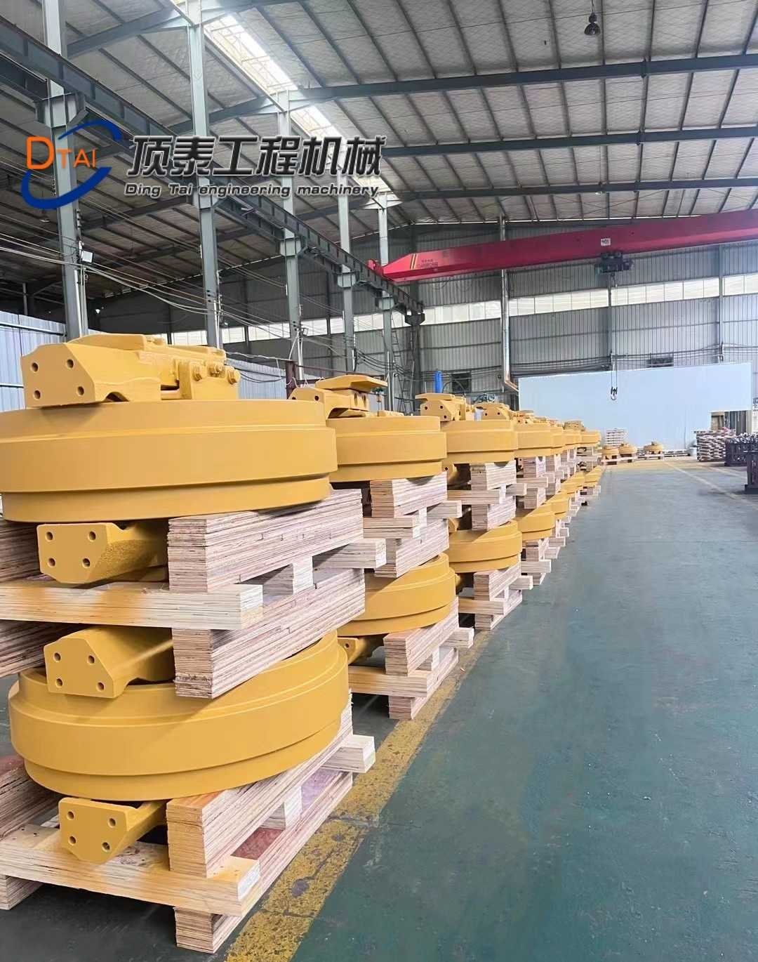 Vue détaillée de la roue folle