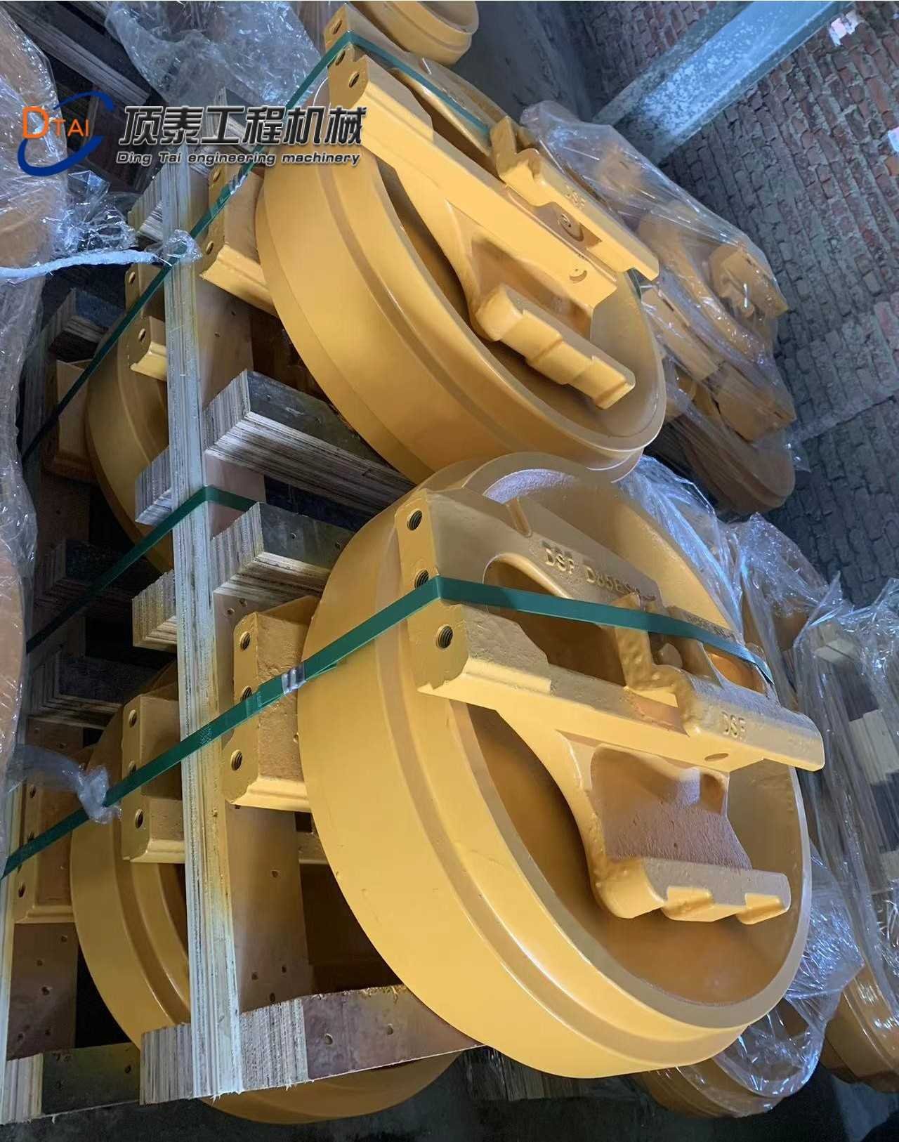 Roue folle pour bulldozer