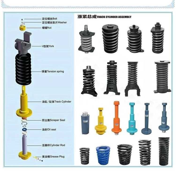 Ressort de tendeur de chenille 3